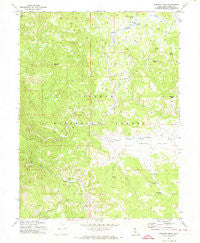 Babcock Peak California Historical topographic map, 1:24000 scale, 7.5 X 7.5 Minute, Year 1972