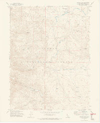 Babcock Peak California Historical topographic map, 1:24000 scale, 7.5 X 7.5 Minute, Year 1972