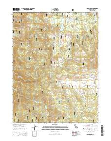 Babcock Peak California Current topographic map, 1:24000 scale, 7.5 X 7.5 Minute, Year 2015