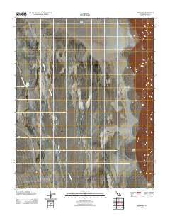 Badwater California Historical topographic map, 1:24000 scale, 7.5 X 7.5 Minute, Year 2012