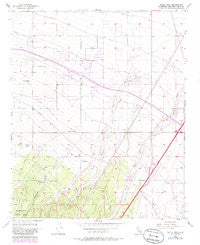 Baldy Mesa California Historical topographic map, 1:24000 scale, 7.5 X 7.5 Minute, Year 1956