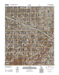 Baldy Mesa California Historical topographic map, 1:24000 scale, 7.5 X 7.5 Minute, Year 2012