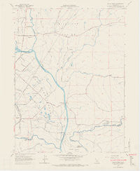 Balls Ferry California Historical topographic map, 1:24000 scale, 7.5 X 7.5 Minute, Year 1965