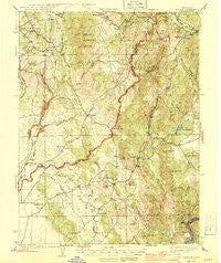 Bangor California Historical topographic map, 1:62500 scale, 15 X 15 Minute, Year 1944