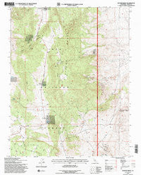 Banner Ridge California Historical topographic map, 1:24000 scale, 7.5 X 7.5 Minute, Year 1994