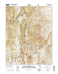 Banner Ridge California Current topographic map, 1:24000 scale, 7.5 X 7.5 Minute, Year 2015