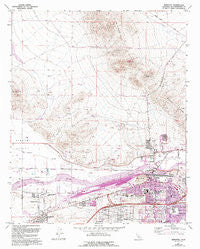 Barstow California Historical topographic map, 1:24000 scale, 7.5 X 7.5 Minute, Year 1971