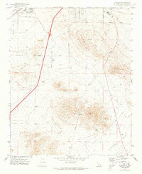 Barstow SE California Historical topographic map, 1:24000 scale, 7.5 X 7.5 Minute, Year 1971