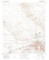 Barstow California Historical topographic map, 1:24000 scale, 7.5 X 7.5 Minute, Year 1971