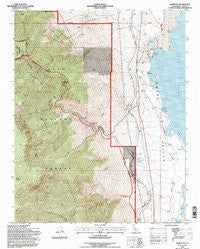 Bartlett California Historical topographic map, 1:24000 scale, 7.5 X 7.5 Minute, Year 1994