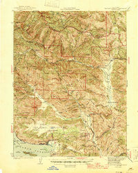 Bartlett Springs California Historical topographic map, 1:62500 scale, 15 X 15 Minute, Year 1944