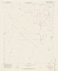 Bates Canyon California Historical topographic map, 1:24000 scale, 7.5 X 7.5 Minute, Year 1964