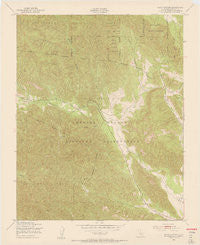 Bear Canyon California Historical topographic map, 1:24000 scale, 7.5 X 7.5 Minute, Year 1949