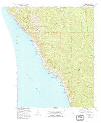 Bear Harbor California Historical topographic map, 1:24000 scale, 7.5 X 7.5 Minute, Year 1969