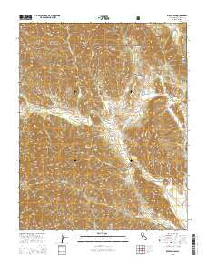 Bear Canyon California Current topographic map, 1:24000 scale, 7.5 X 7.5 Minute, Year 2015