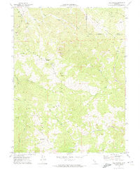 Bell Springs California Historical topographic map, 1:24000 scale, 7.5 X 7.5 Minute, Year 1969