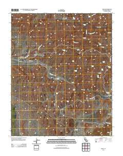 Bena California Historical topographic map, 1:24000 scale, 7.5 X 7.5 Minute, Year 2012