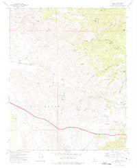 Bena California Historical topographic map, 1:24000 scale, 7.5 X 7.5 Minute, Year 1972