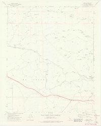 Bena California Historical topographic map, 1:24000 scale, 7.5 X 7.5 Minute, Year 1972