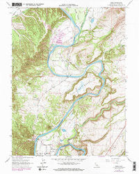 Bend California Historical topographic map, 1:24000 scale, 7.5 X 7.5 Minute, Year 1965