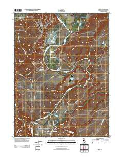 Bend California Historical topographic map, 1:24000 scale, 7.5 X 7.5 Minute, Year 2012