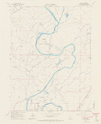 Bend California Historical topographic map, 1:24000 scale, 7.5 X 7.5 Minute, Year 1965