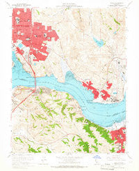 Benicia California Historical topographic map, 1:24000 scale, 7.5 X 7.5 Minute, Year 1959