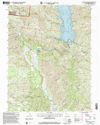 Benmore Canyon California Historical topographic map, 1:24000 scale, 7.5 X 7.5 Minute, Year 1996