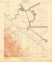 Bethany California Historical topographic map, 1:31680 scale, 7.5 X 7.5 Minute, Year 1914