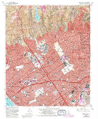 Beverly Hills California Historical topographic map, 1:24000 scale, 7.5 X 7.5 Minute, Year 1966