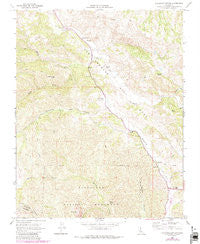 Bickmore Canyon California Historical topographic map, 1:24000 scale, 7.5 X 7.5 Minute, Year 1968