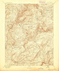 Bidwell Bar California Historical topographic map, 1:125000 scale, 30 X 30 Minute, Year 1895