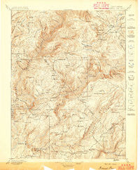 Bidwell Bar California Historical topographic map, 1:125000 scale, 30 X 30 Minute, Year 1897