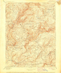 Bidwell Bar California Historical topographic map, 1:125000 scale, 30 X 30 Minute, Year 1897
