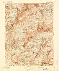 Bidwell Bar California Historical topographic map, 1:125000 scale, 30 X 30 Minute, Year 1897