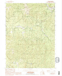 Big Bar California Historical topographic map, 1:24000 scale, 7.5 X 7.5 Minute, Year 1982