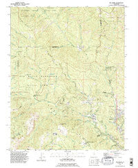 Big Basin California Historical topographic map, 1:24000 scale, 7.5 X 7.5 Minute, Year 1991