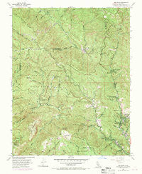 Big Basin California Historical topographic map, 1:24000 scale, 7.5 X 7.5 Minute, Year 1955