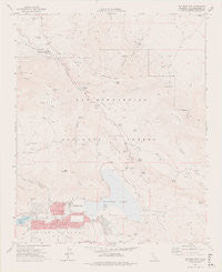 Big Bear City California Historical topographic map, 1:24000 scale, 7.5 X 7.5 Minute, Year 1971
