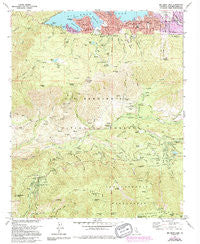 Big Bear Lake California Historical topographic map, 1:24000 scale, 7.5 X 7.5 Minute, Year 1970