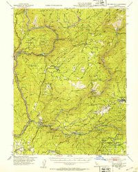 Big Bend Mtn California Historical topographic map, 1:62500 scale, 15 X 15 Minute, Year 1948