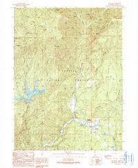 Big Bend California Historical topographic map, 1:24000 scale, 7.5 X 7.5 Minute, Year 1990