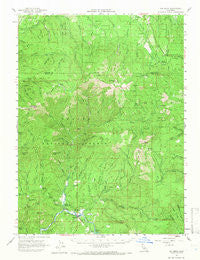 Big Bend California Historical topographic map, 1:62500 scale, 15 X 15 Minute, Year 1961