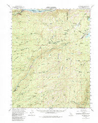 Big Meadow California Historical topographic map, 1:62500 scale, 15 X 15 Minute, Year 1956