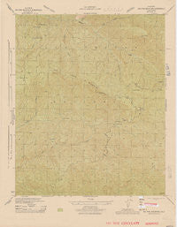 Big Pine Mountain California Historical topographic map, 1:31680 scale, 7.5 X 7.5 Minute, Year 1943