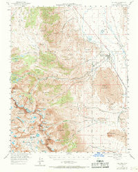 Big Pine California Historical topographic map, 1:62500 scale, 15 X 15 Minute, Year 1958