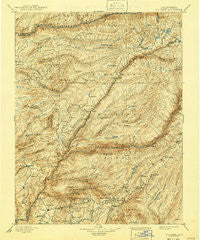 Big Trees California Historical topographic map, 1:125000 scale, 30 X 30 Minute, Year 1901