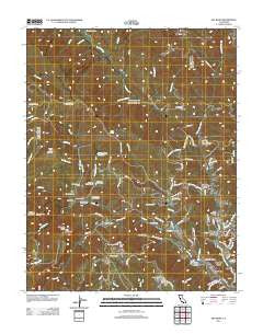 Big Basin California Historical topographic map, 1:24000 scale, 7.5 X 7.5 Minute, Year 2012