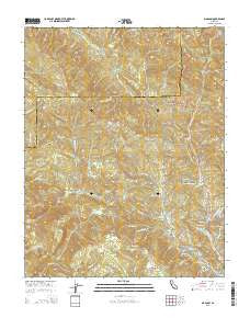 Big Basin California Current topographic map, 1:24000 scale, 7.5 X 7.5 Minute, Year 2015