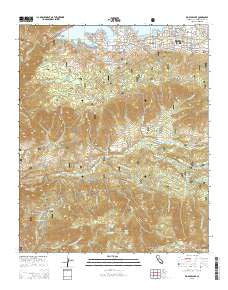 Big Bear Lake California Current topographic map, 1:24000 scale, 7.5 X 7.5 Minute, Year 2015